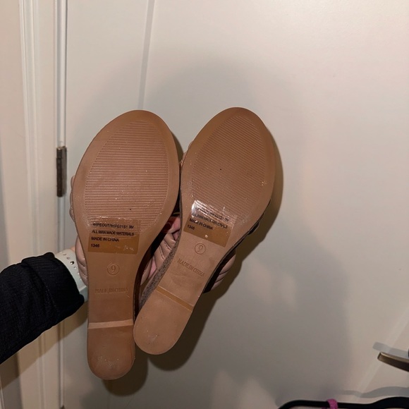 NWOT Steve Madden Wipeout wedge in tan size 9 - Picture 9 of 9